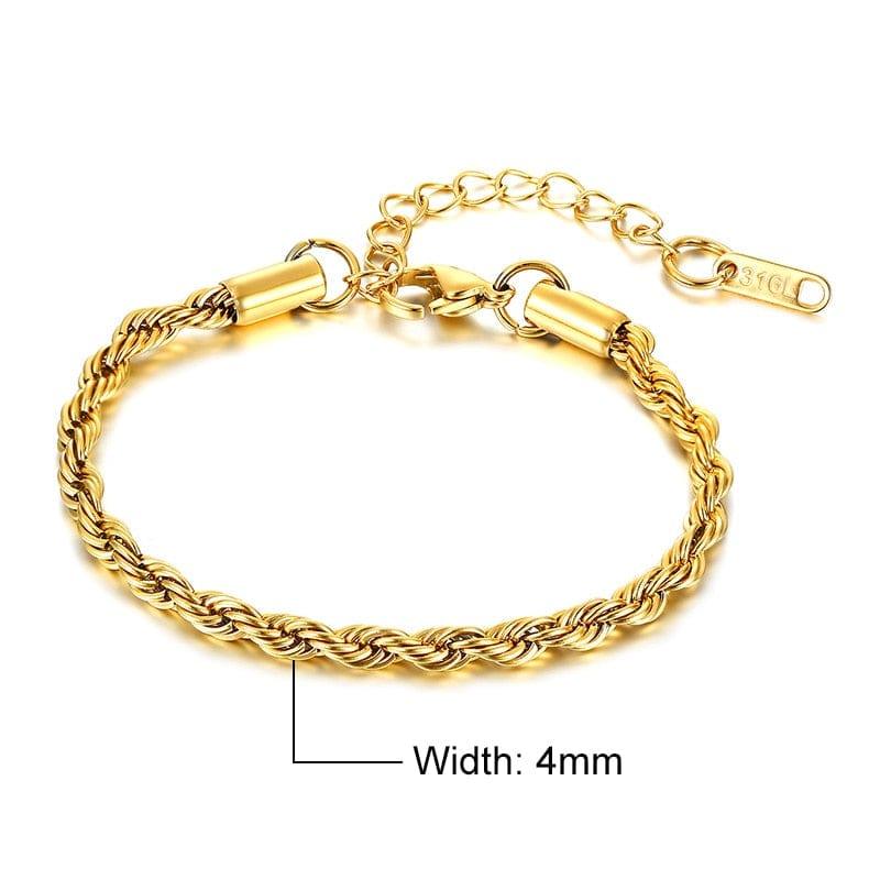 Bracelet Femme Vnox: Chaîne en Acier - Adenbora