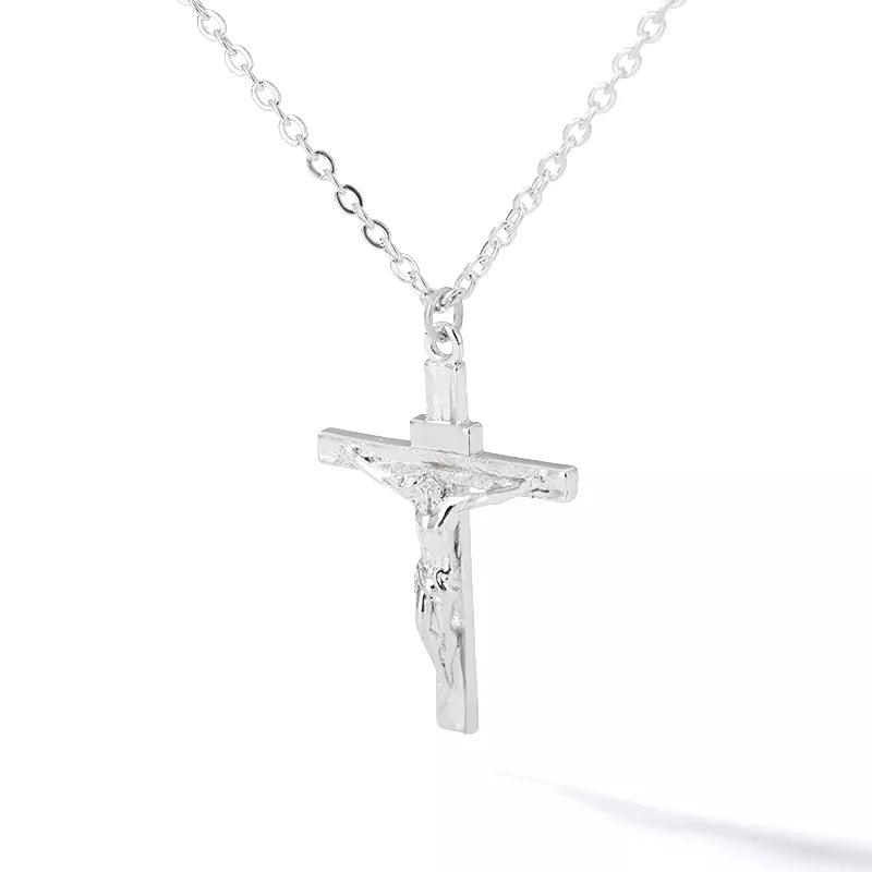 Collier Tendance Adenbora : Croix Sonny Angel en Cuivre et Acier Inoxydable, Style Trendy pour Hommes, Mood Tracker, Choker. - Adenbora