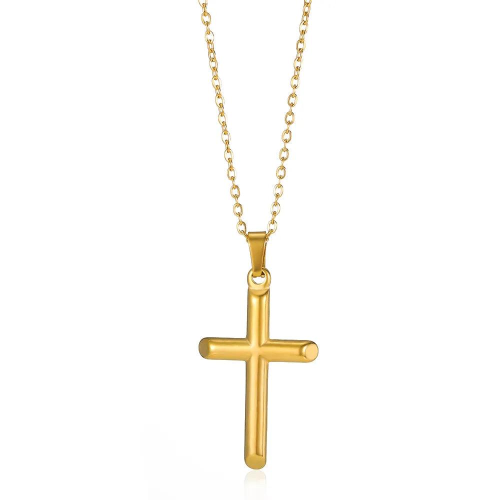 Collier Tendance Adenbora : Croix Sonny Angel en Cuivre et Acier Inoxydable, Style Trendy pour Hommes, Mood Tracker, Choker. - Adenbora