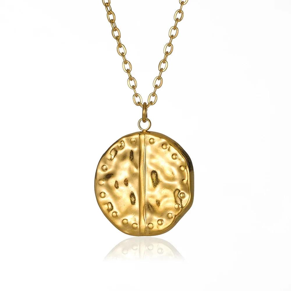 Collier Tendance Adenbora : Croix Sonny Angel en Cuivre et Acier Inoxydable, Style Trendy pour Hommes, Mood Tracker, Choker. - Adenbora