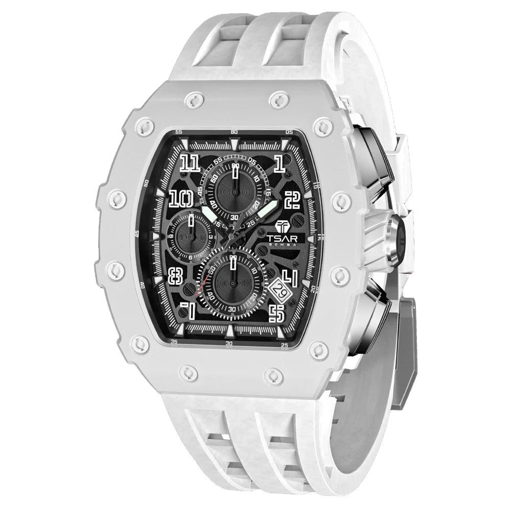 Montre de Luxe Adenbora: Élégance Intemporelle avec Quartz & Bracelet en Silicone - Adenbora