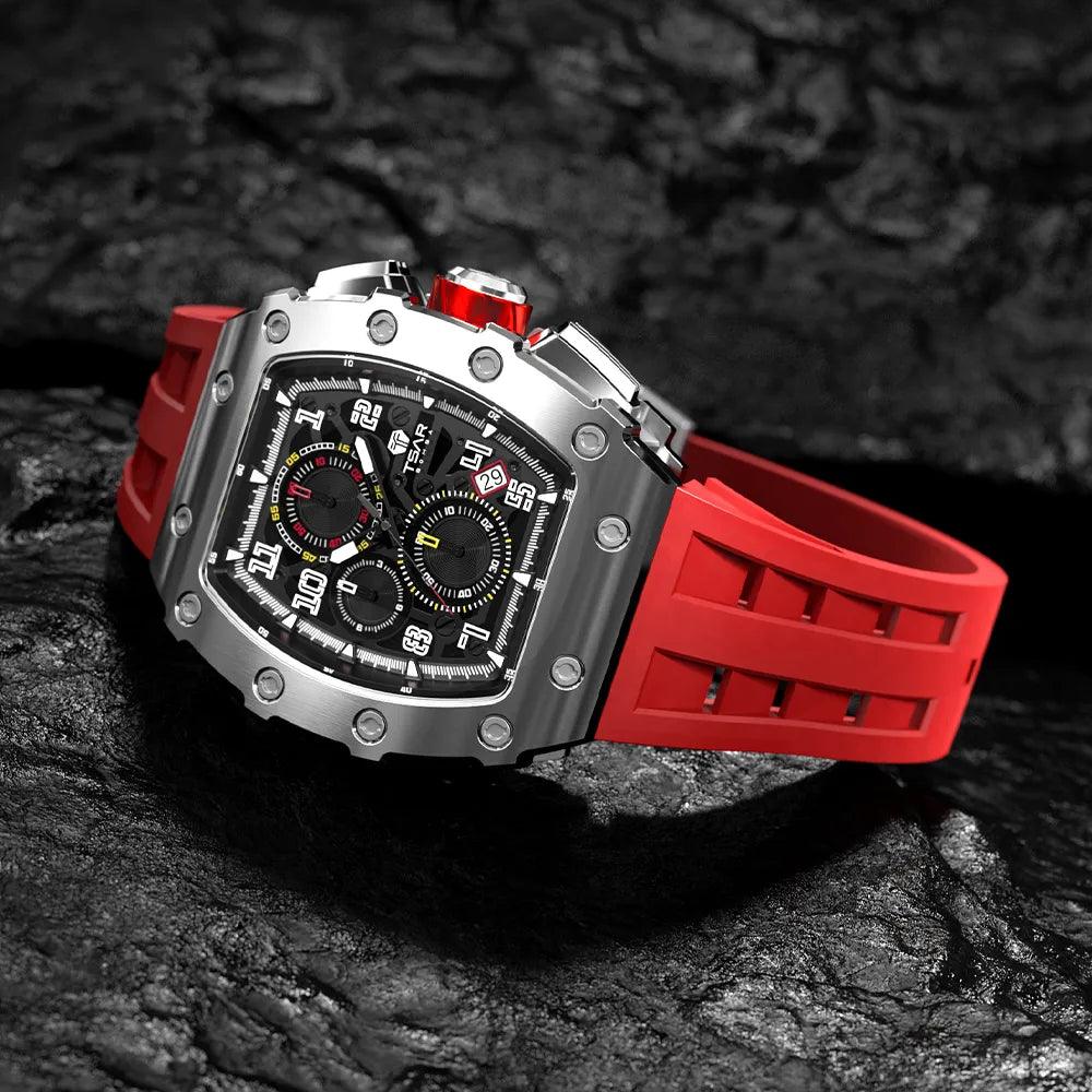Montre de Luxe Adenbora: Élégance Intemporelle avec Quartz & Bracelet en Silicone - Adenbora