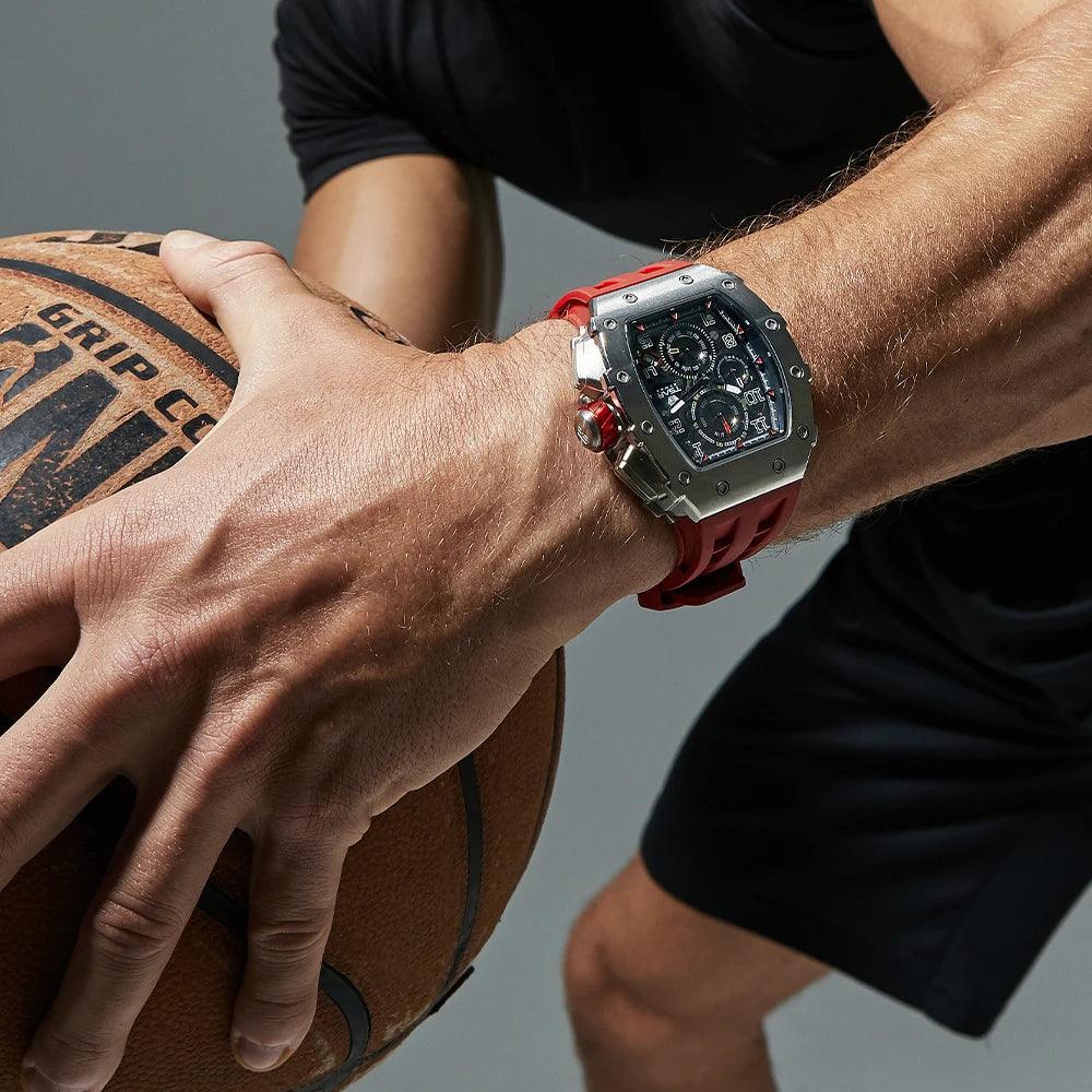 Montre de Luxe Adenbora: Élégance Intemporelle avec Quartz & Bracelet en Silicone - Adenbora