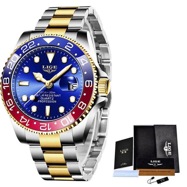 Montre homme Luxury Fashion Diver Watch Men 30ATM Waterproof Date Clock Sport Watches - Adenbora