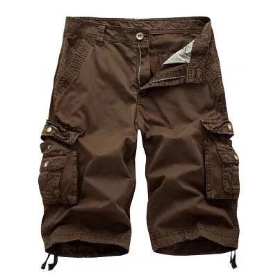Shorts Cargo Adenbora pour Hommes : Confort Décontracté et Style Tactique, Parfaits pour l'Extérieur et les Activités Casual. - Adenbora