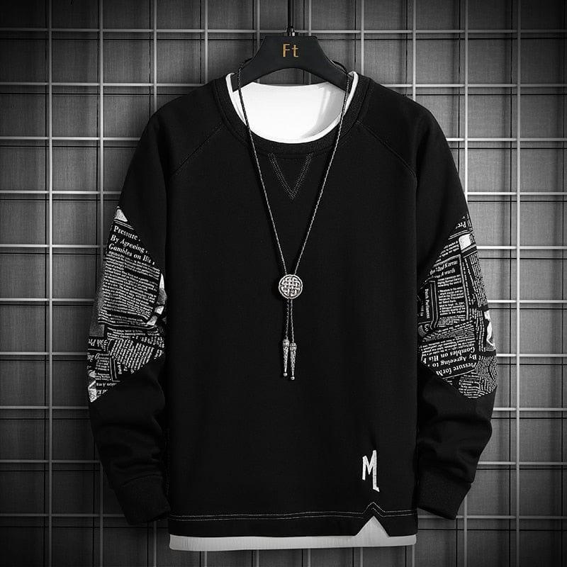 Sweat overzises avec écriture couleur originale tendance style streetwear - Adenbora