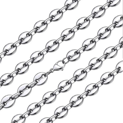 Adenbora Collier Punk en Acier Inoxydable - Style Audacieux, Idéal pour Toutes les Occasions