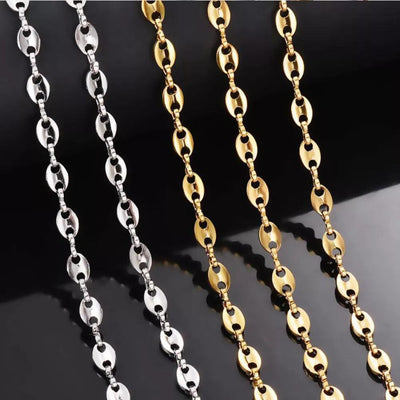 Adenbora Collier Punk en Acier Inoxydable - Style Audacieux, Idéal pour Toutes les Occasions