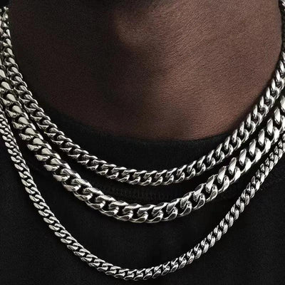 Adenbora - Collier Vintage en Acier Inoxydable pour Hommes, Élégance Raffinée et Style Unique, Parfait pour Toute Occasion.