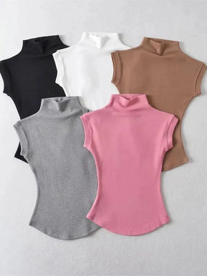 Adenbora - Summer Elegance: Sexy & Club Top for Women, Slim Fit Style, Sleeveless. 