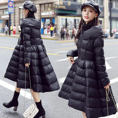 Adenbora - Elegant women's winter skirt, sweet style, zipper, ZQI526 