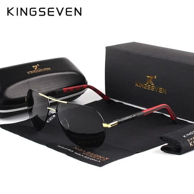 Adenbora - Lunettes de Soleil Homme K725 : Style Pilote, Protection UV400, Polarisation HD, Certifiées CE.