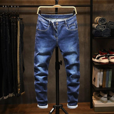 Adenbora : Pantalon Denim Homme Smart Casual - Style Élégant pour l'Automne & le Printemps
