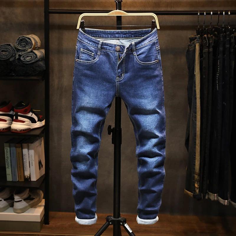 Adenbora : Pantalon Denim Homme Smart Casual - Style Élégant pour l'Automne & le Printemps - Adenbora