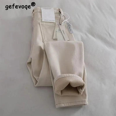 Adenbora : Pantalon Femme Haut de Gamme pour un Style Casual Élégant cet Automne/Hiver