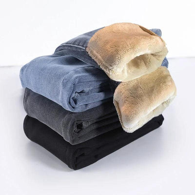 Adenbora Pantalon Junior en Polyester à la Mode pour l'Hiver avec Taille Haute