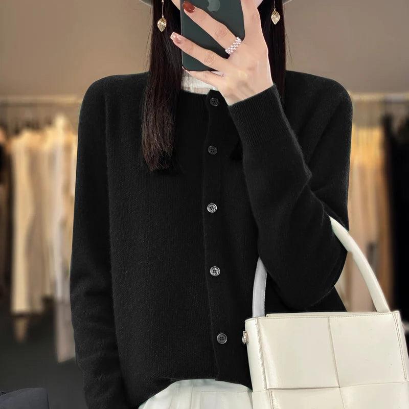 Adenbora - Pull en Laine Chic et Confortable pour Femmes d'Âge Moyen, Saison Hivernale - Adenbora