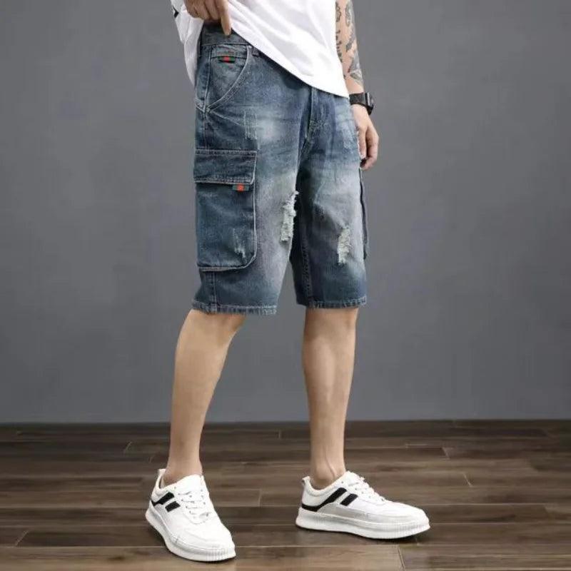 Adenbora Summer Style: Shorts Décontractés en Coton et Polyester pour Hommes - Adenbora