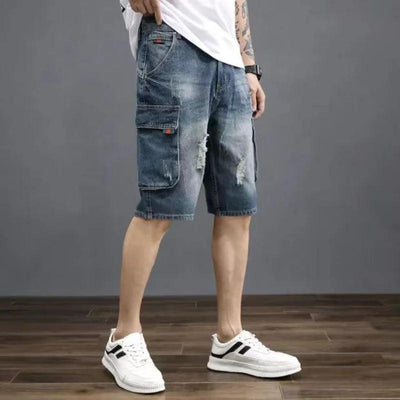 Adenbora Summer Style: Shorts Décontractés en Coton et Polyester pour Hommes