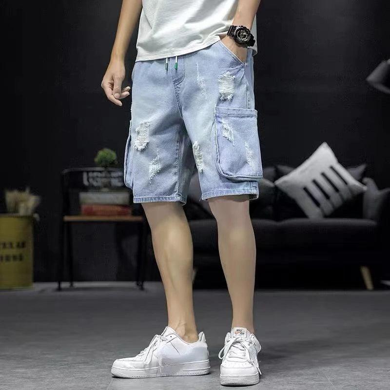 Adenbora Summer Style: Shorts Décontractés en Coton et Polyester pour Hommes - Adenbora