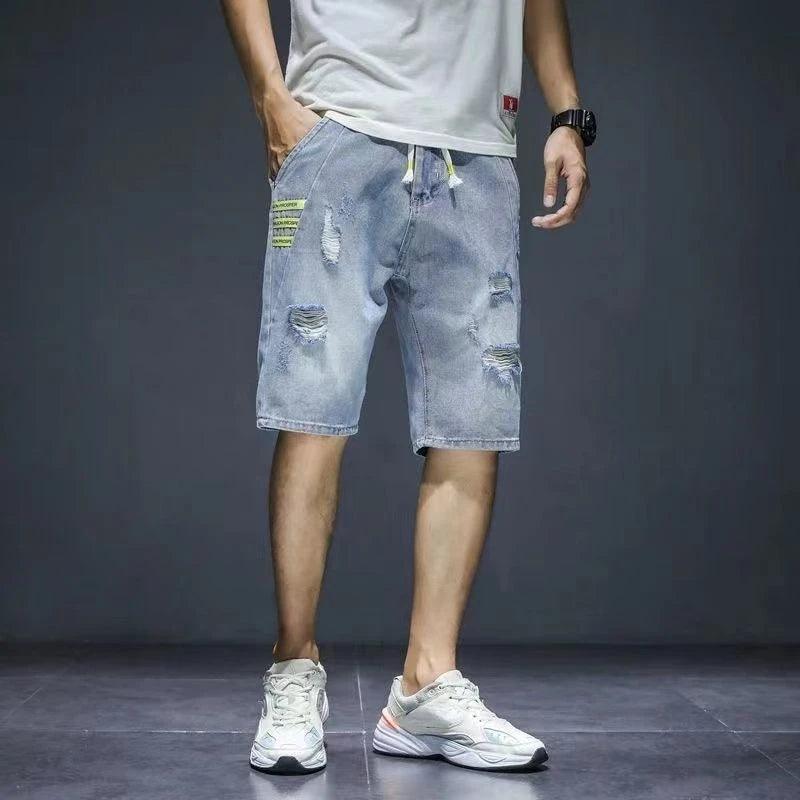 Adenbora Summer Style: Shorts Décontractés en Coton et Polyester pour Hommes - Adenbora