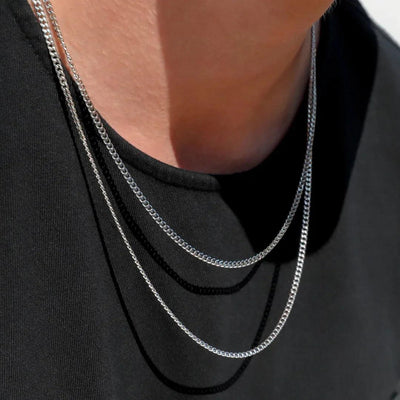 Collier en Acier Inoxydable Adenbora : Style TRENDY, Parfait pour Toutes les Occasions!