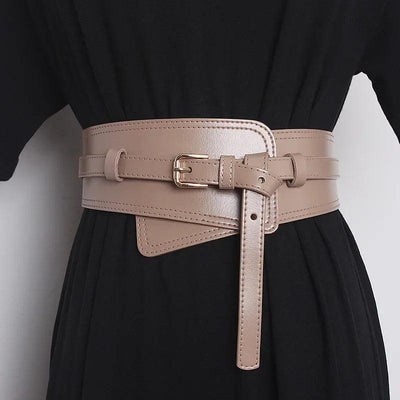 Élégance Féminine: Ceinture Cummerbund Deepeel en Cuir de Vache - Style Mode, Origine Chine, Modèle CB922