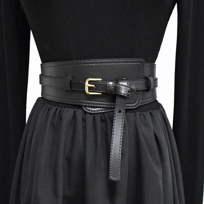 Élégance Féminine: Ceinture Cummerbund Deepeel en Cuir de Vache - Style Mode, Origine Chine, Modèle CB922