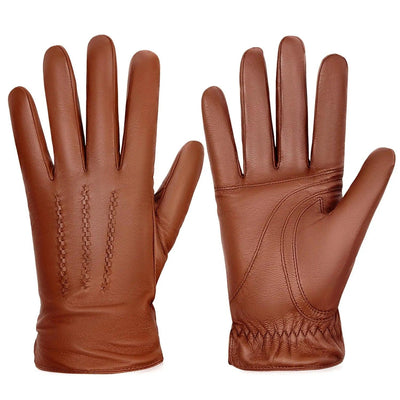 Gants en cuire masculin cachemire de mode