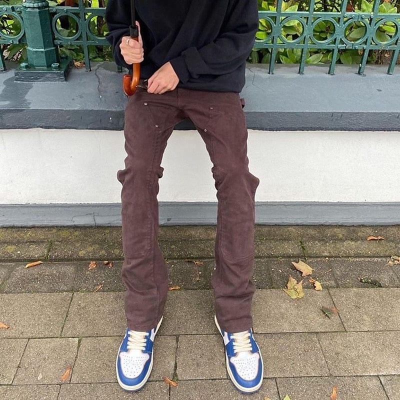 Jeans claire originale style vintage pour homme - Adenbora