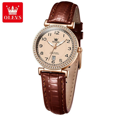 Montre Adenbora élégante en acier inoxydable - Fusion de style Fashion & Casual, résistance à l'eau 3Bar
