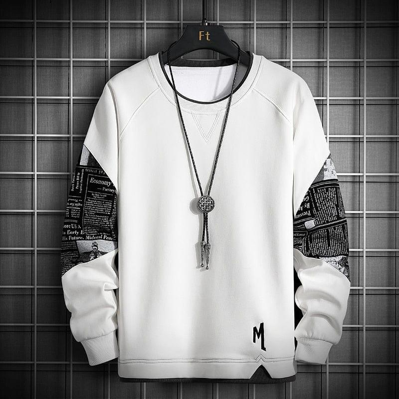 Sweat overzises avec écriture couleur originale tendance style streetwear - Adenbora