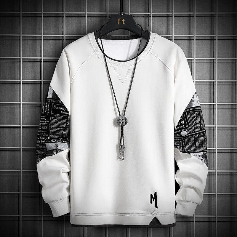 Sweat overzises avec écriture couleur originale tendance style streetwear - Adenbora
