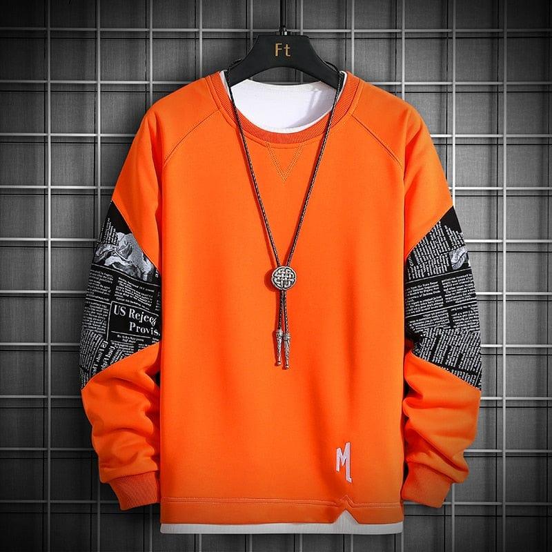 Sweat overzises avec écriture couleur originale tendance style streetwear - Adenbora